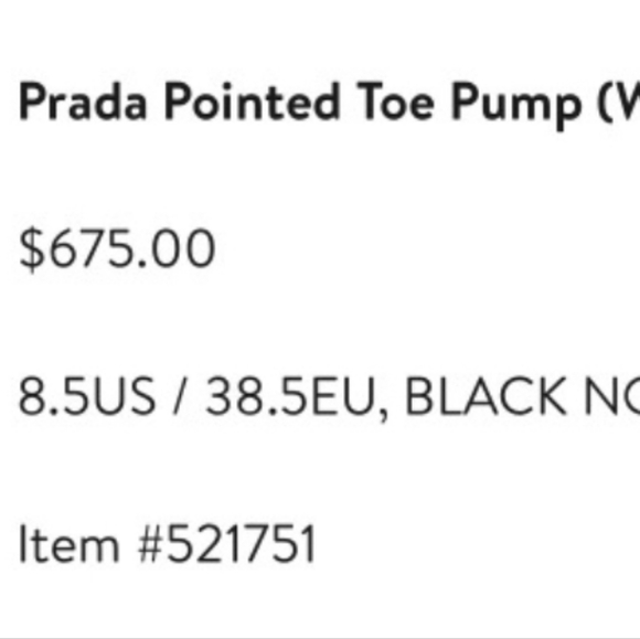 Prada pointed toe pump - Picture 5 of 5